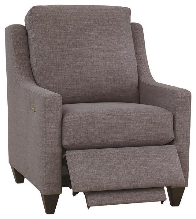 Bassett Custom Upholstery Reclining Chair Williams & Kay High Leg